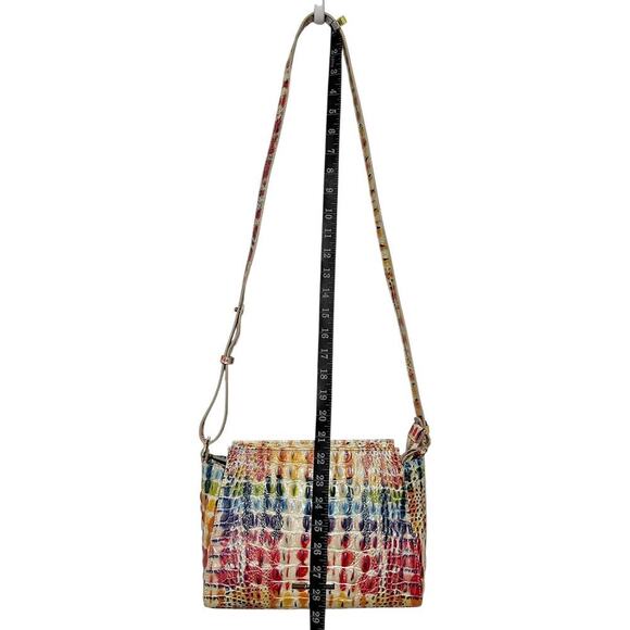 BRAHMIN Melbourne Leather  Hillary Crossbody In Celebrate - Picture 5 of 16